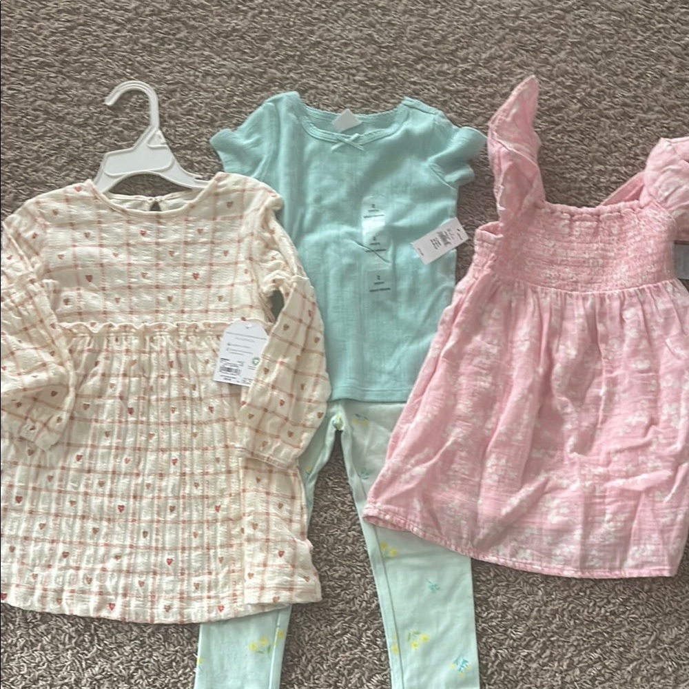 GAP Cream and Blue One Pieces Textured Long Sleeve